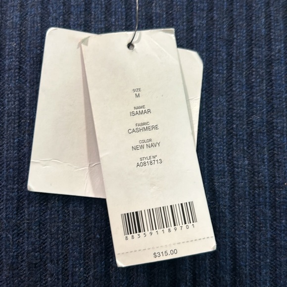 Theory Isamar Cashmere Knit Sweater Dress New Navy Medium NWT - Picture 8 of 10